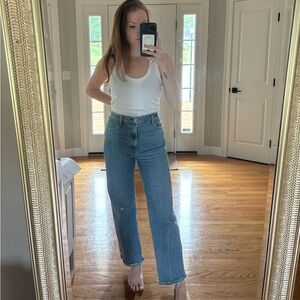 Abercrombie size 6s 90s dad high rise jeans